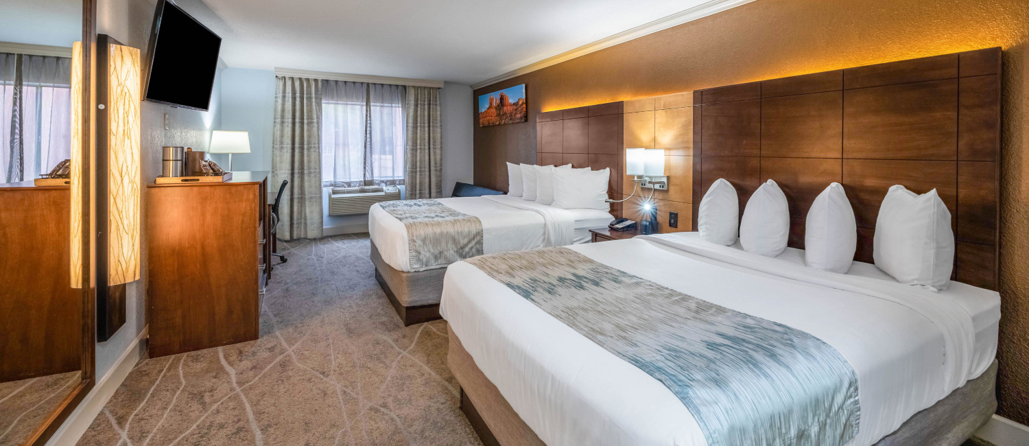 OUR NEWLY REMODELED GUEST ROOMS OFFER SPACIOUS COMFORT