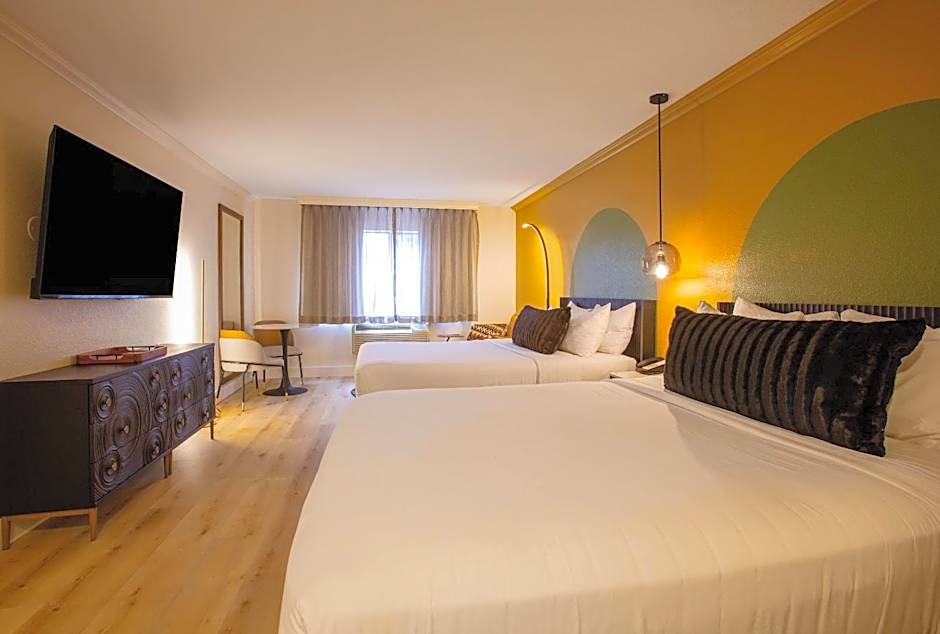 Room with Two Queen Beds and Sofa